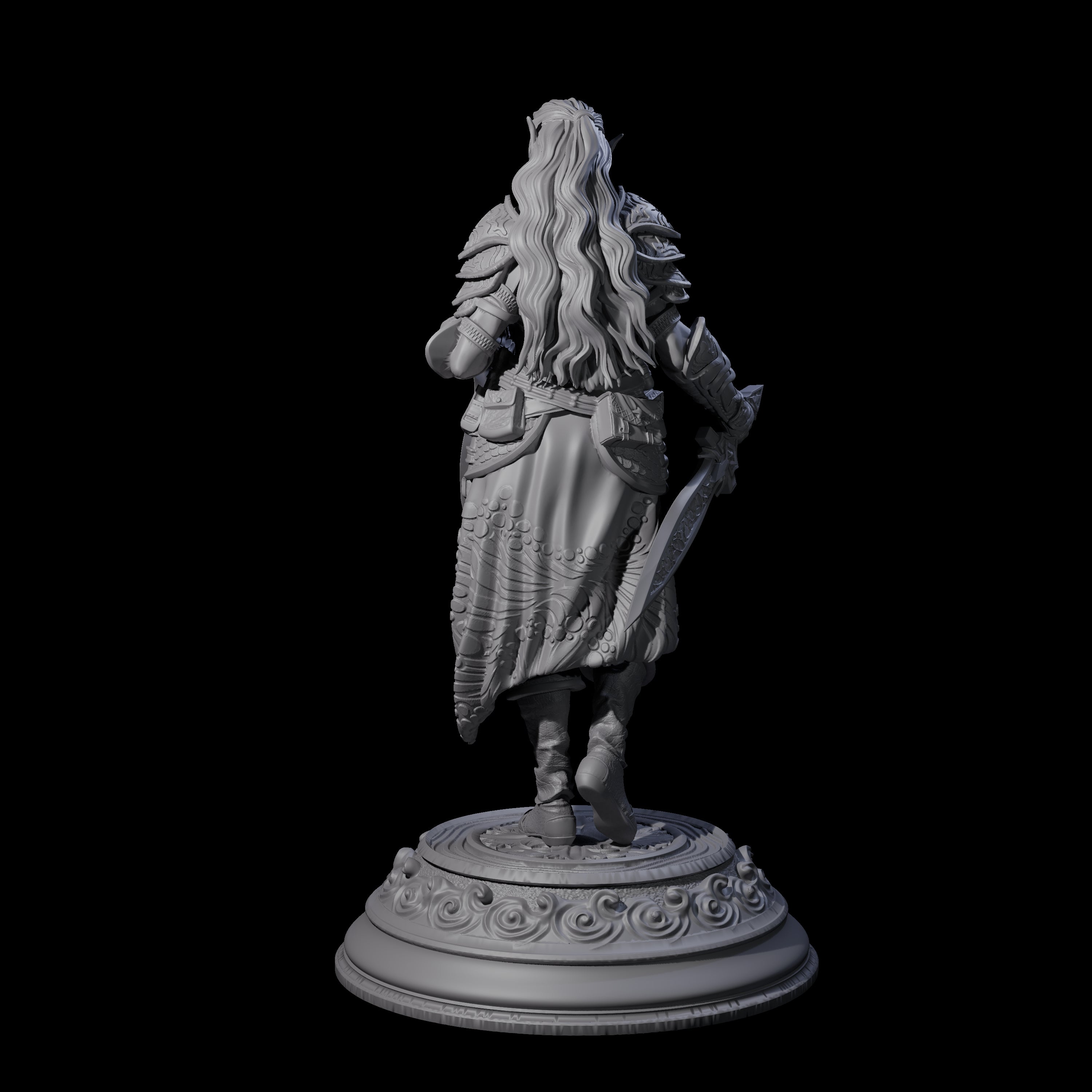 Shadowy Rogue Miniature for Dungeons and Dragons, Pathfinder or other TTRPGs