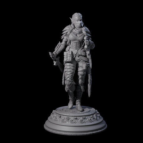 Shadowy Rogue Miniature for Dungeons and Dragons, Pathfinder or other TTRPGs