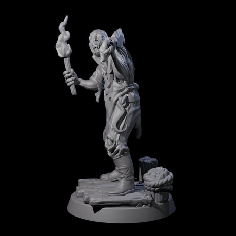 Shambling Human Cultist Miniature for Dungeons and Dragons, Pathfinder or other TTRPGs