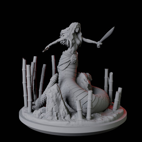 Shape Changing Yuan-Ti Abomination Miniature for Dungeons and Dragons, Pathfinder or other TTRPGs