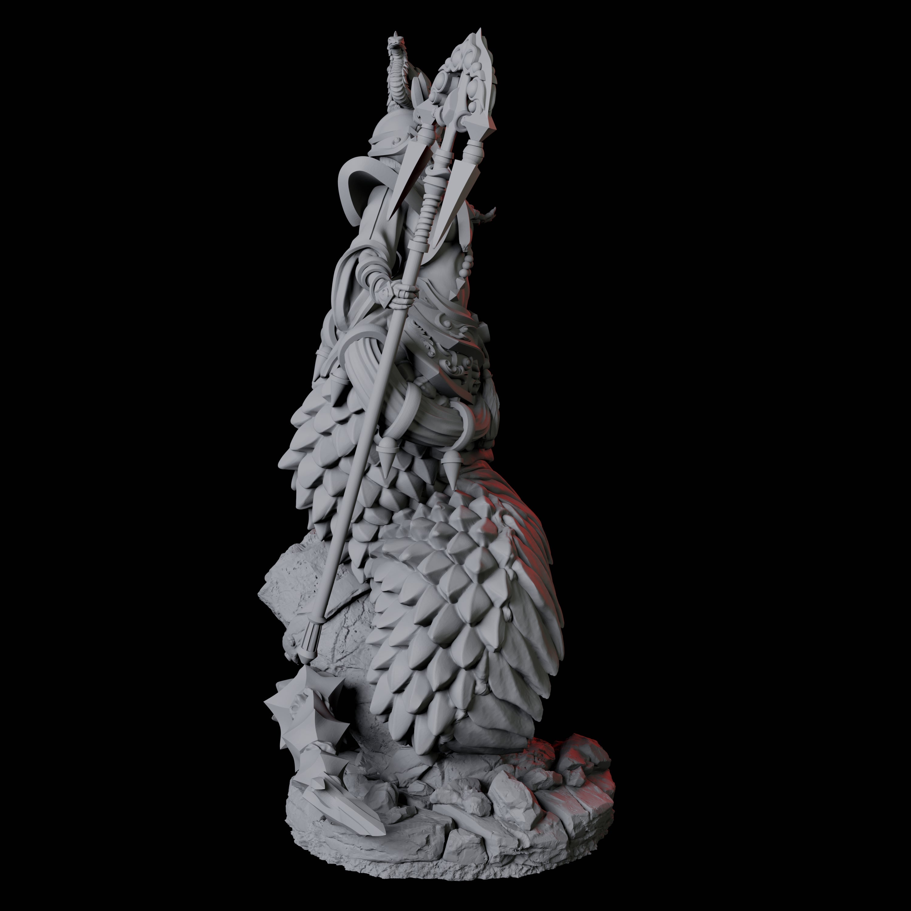 Shape-Shifting Yuan-Ti Abomination A Miniature for Dungeons and Dragons, Pathfinder or other TTRPGs