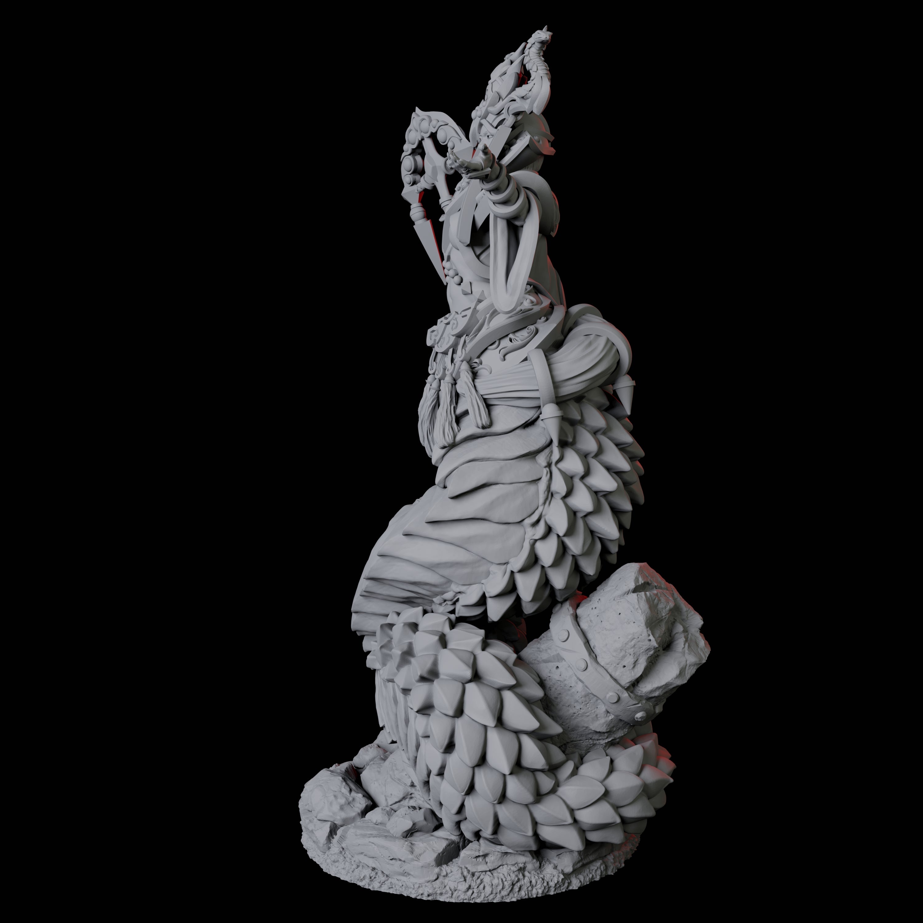 Shape-Shifting Yuan-Ti Abomination A Miniature for Dungeons and Dragons, Pathfinder or other TTRPGs