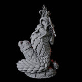 Shape-Shifting Yuan-Ti Abomination C Miniature for Dungeons and Dragons, Pathfinder or other TTRPGs