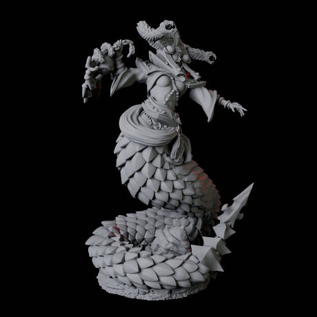 Shape-Shifting Yuan-Ti Abomination D Miniature for Dungeons and Dragons, Pathfinder or other TTRPGs