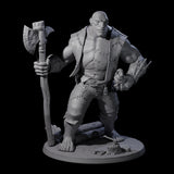 Sheep Thieving Hill Giant Miniature for Dungeons and Dragons, Pathfinder or other TTRPGs