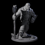 Sheep Thieving Hill Giant Miniature for Dungeons and Dragons, Pathfinder or other TTRPGs
