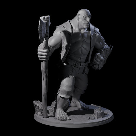 Sheep Thieving Hill Giant Miniature for Dungeons and Dragons, Pathfinder or other TTRPGs