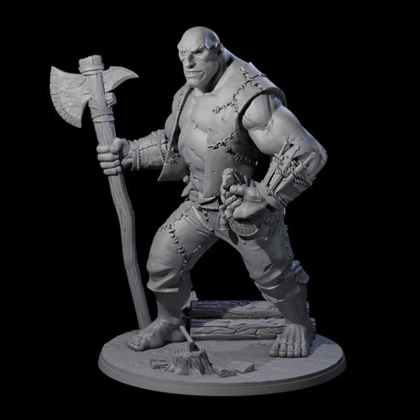 Sheep Thieving Hill Giant Miniature for Dungeons and Dragons, Pathfinder or other TTRPGs