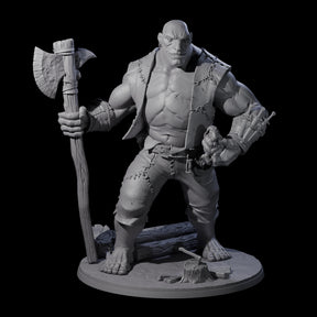 Sheep Thieving Hill Giant Miniature for Dungeons and Dragons, Pathfinder or other TTRPGs