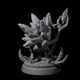 Shell Wearing Goblin Shaman Miniature for Dungeons and Dragons, Pathfinder or other TTRPGs