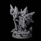 Shell Wearing Goblin Shaman Miniature for Dungeons and Dragons, Pathfinder or other TTRPGs