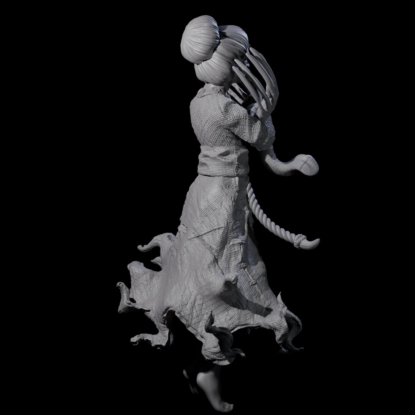 Shifting Jorogumo Miniature for Dungeons and Dragons, Pathfinder or other TTRPGs