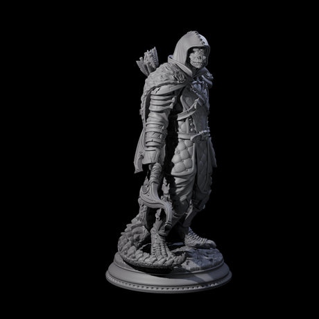 Shifty Dragonborn Ranger Miniature for Dungeons and Dragons, Pathfinder or other TTRPGs
