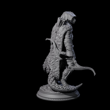 Shifty Dragonborn Ranger Miniature for Dungeons and Dragons, Pathfinder or other TTRPGs
