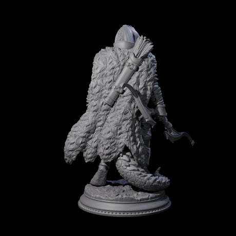 Shifty Dragonborn Ranger Miniature for Dungeons and Dragons, Pathfinder or other TTRPGs
