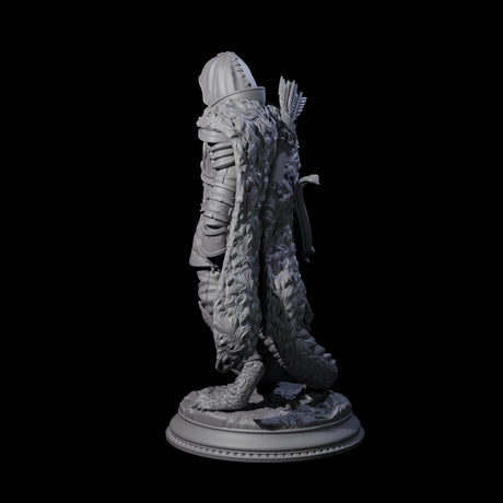 Shifty Dragonborn Ranger Miniature for Dungeons and Dragons, Pathfinder or other TTRPGs