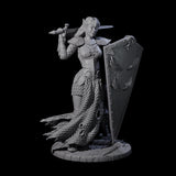 Shina - Royal Guard Fighter Miniature for Dungeons and Dragons, Pathfinder or other TTRPGs