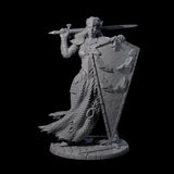 Shina - Royal Guard Fighter Miniature for Dungeons and Dragons, Pathfinder or other TTRPGs