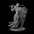 Shina - Royal Guard Fighter Miniature for Dungeons and Dragons, Pathfinder or other TTRPGs