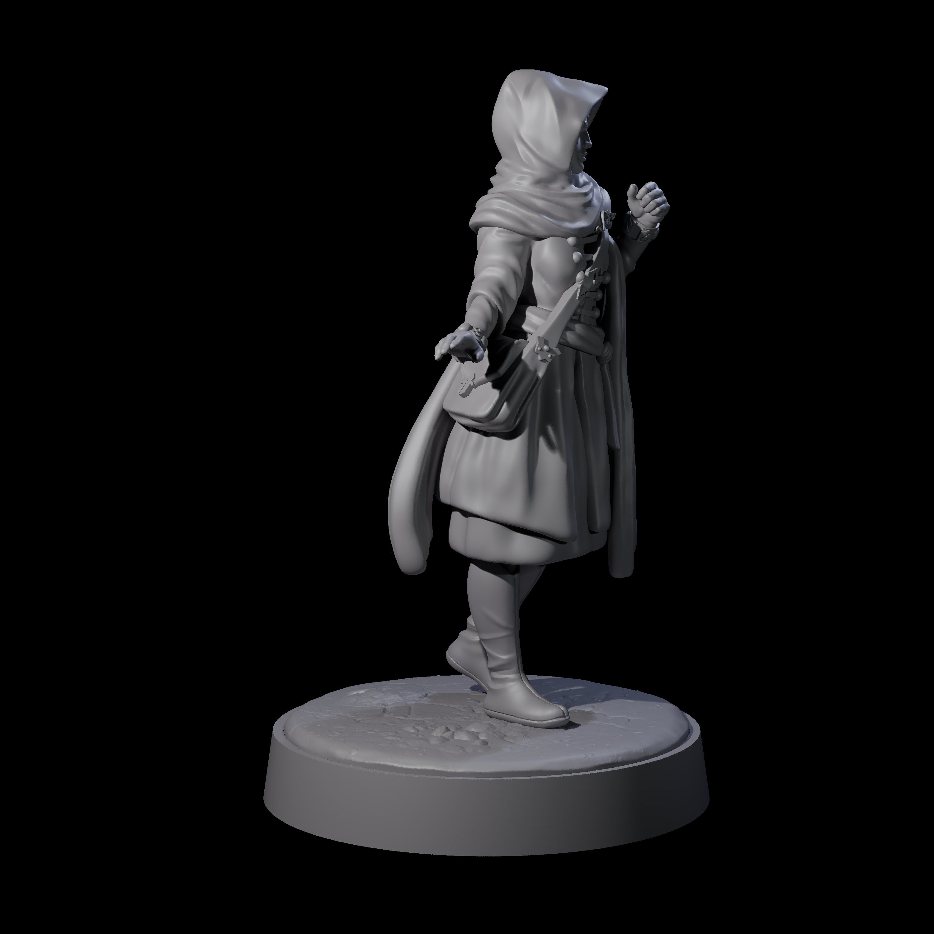 Shir - Delicate Maiden Miniature for Dungeons and Dragons, Pathfinder or other TTRPGs