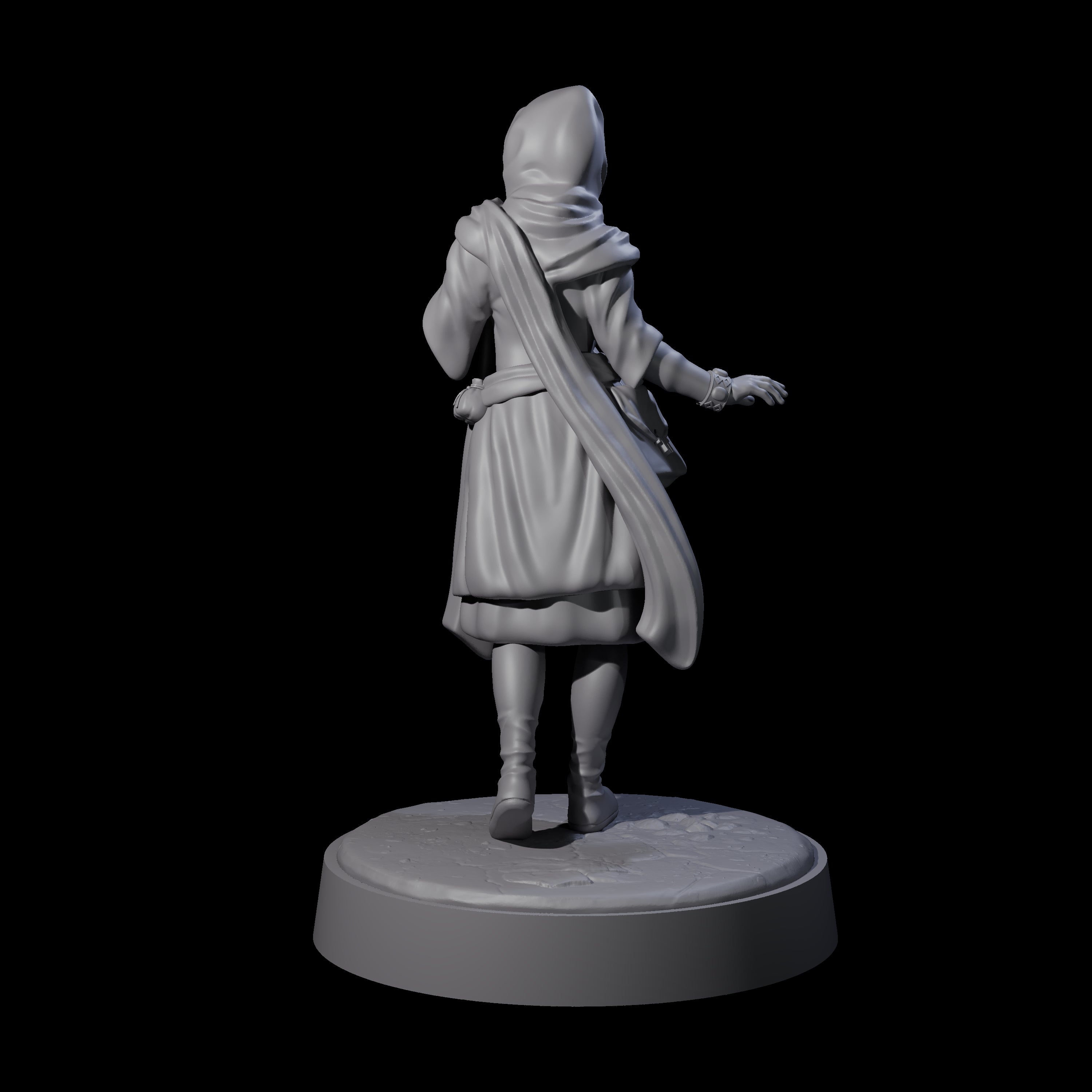 Shir - Delicate Maiden Miniature for Dungeons and Dragons, Pathfinder or other TTRPGs
