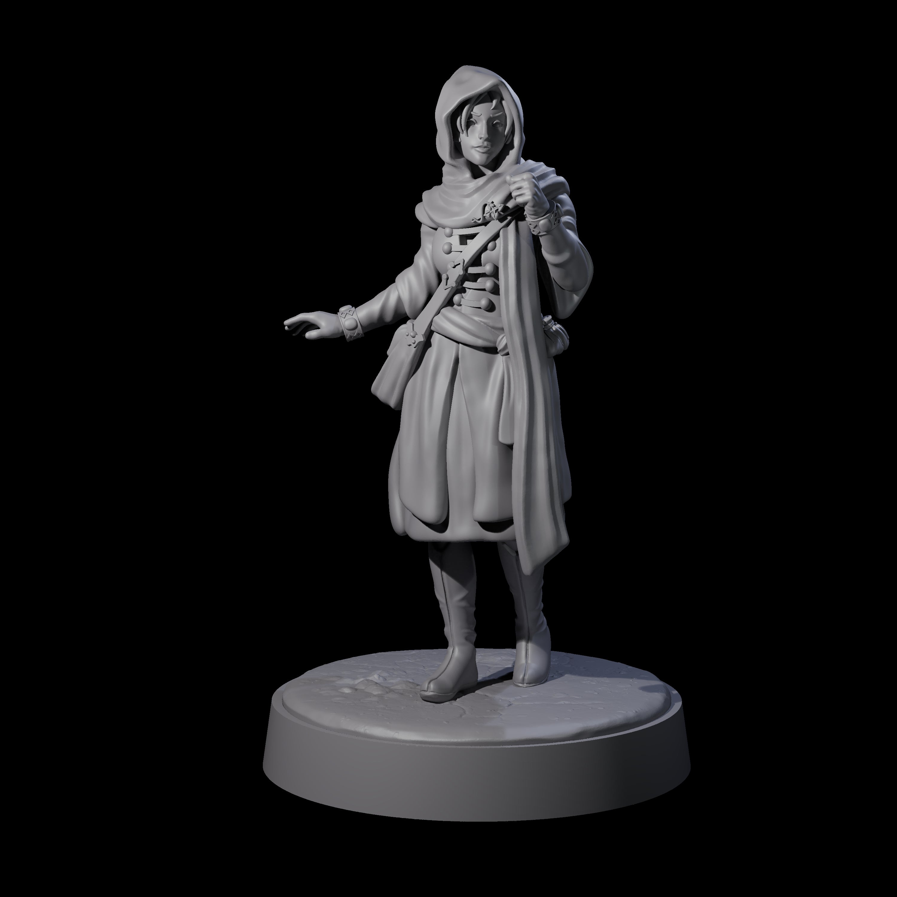 Shir - Delicate Maiden Miniature for Dungeons and Dragons, Pathfinder or other TTRPGs
