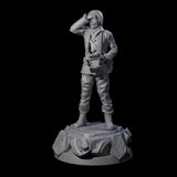 Shocked Human Investigator Miniature for Dungeons and Dragons, Pathfinder or other TTRPGs