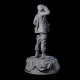 Shocked Human Investigator Miniature for Dungeons and Dragons, Pathfinder or other TTRPGs