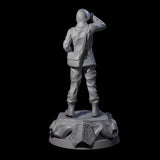 Shocked Human Investigator Miniature for Dungeons and Dragons, Pathfinder or other TTRPGs