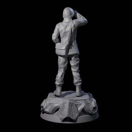 Shocked Human Investigator Miniature for Dungeons and Dragons, Pathfinder or other TTRPGs