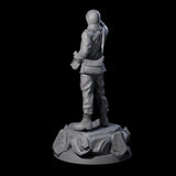 Shocked Human Investigator Miniature for Dungeons and Dragons, Pathfinder or other TTRPGs