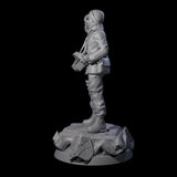 Shocked Human Investigator Miniature for Dungeons and Dragons, Pathfinder or other TTRPGs