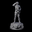 Shocked Human Investigator Miniature for Dungeons and Dragons, Pathfinder or other TTRPGs