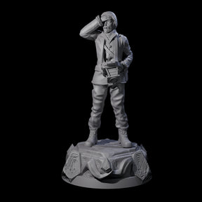 Shocked Human Investigator Miniature for Dungeons and Dragons, Pathfinder or other TTRPGs