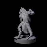 Shooting Kobold Slinger B Miniature for Dungeons and Dragons, Pathfinder or other TTRPGs
