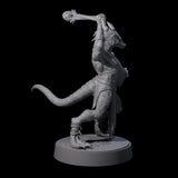 Shooting Kobold Slinger D Miniature for Dungeons and Dragons, Pathfinder or other TTRPGs