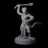 Shooting Kobold Slinger D Miniature for Dungeons and Dragons, Pathfinder or other TTRPGs
