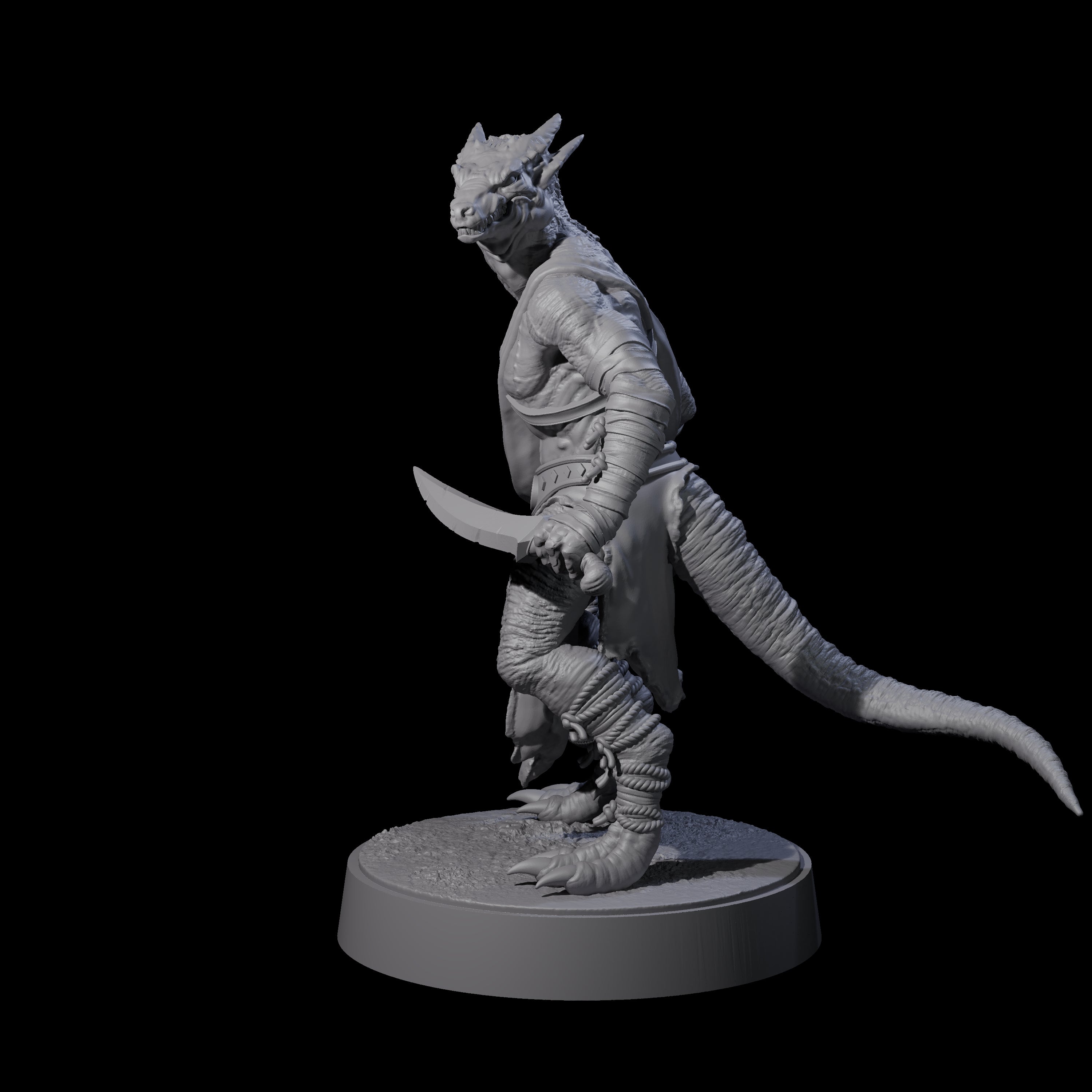 Shooting Kobold Slinger E Miniature for Dungeons and Dragons, Pathfinder or other TTRPGs