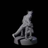 Shooting Kobold Slinger F Miniature for Dungeons and Dragons, Pathfinder or other TTRPGs