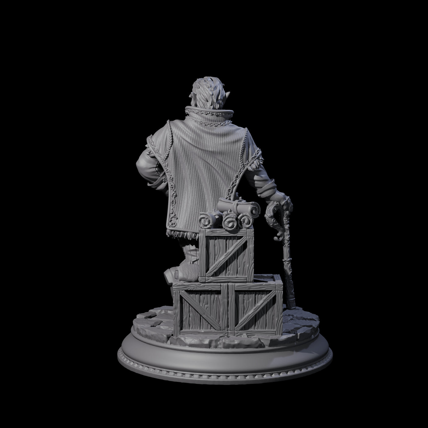 Shrewd Crime Boss Miniature for Dungeons and Dragons, Pathfinder or other TTRPGs