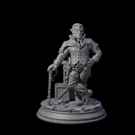 Shrewd Crime Boss Miniature for Dungeons and Dragons, Pathfinder or other TTRPGs
