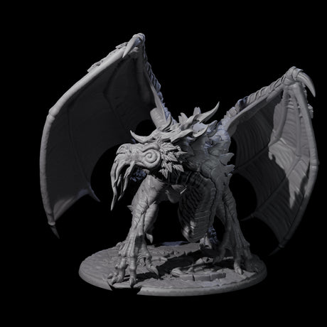 Shrewd Green Forest Dragon Miniature for Dungeons and Dragons, Pathfinder or other TTRPGs