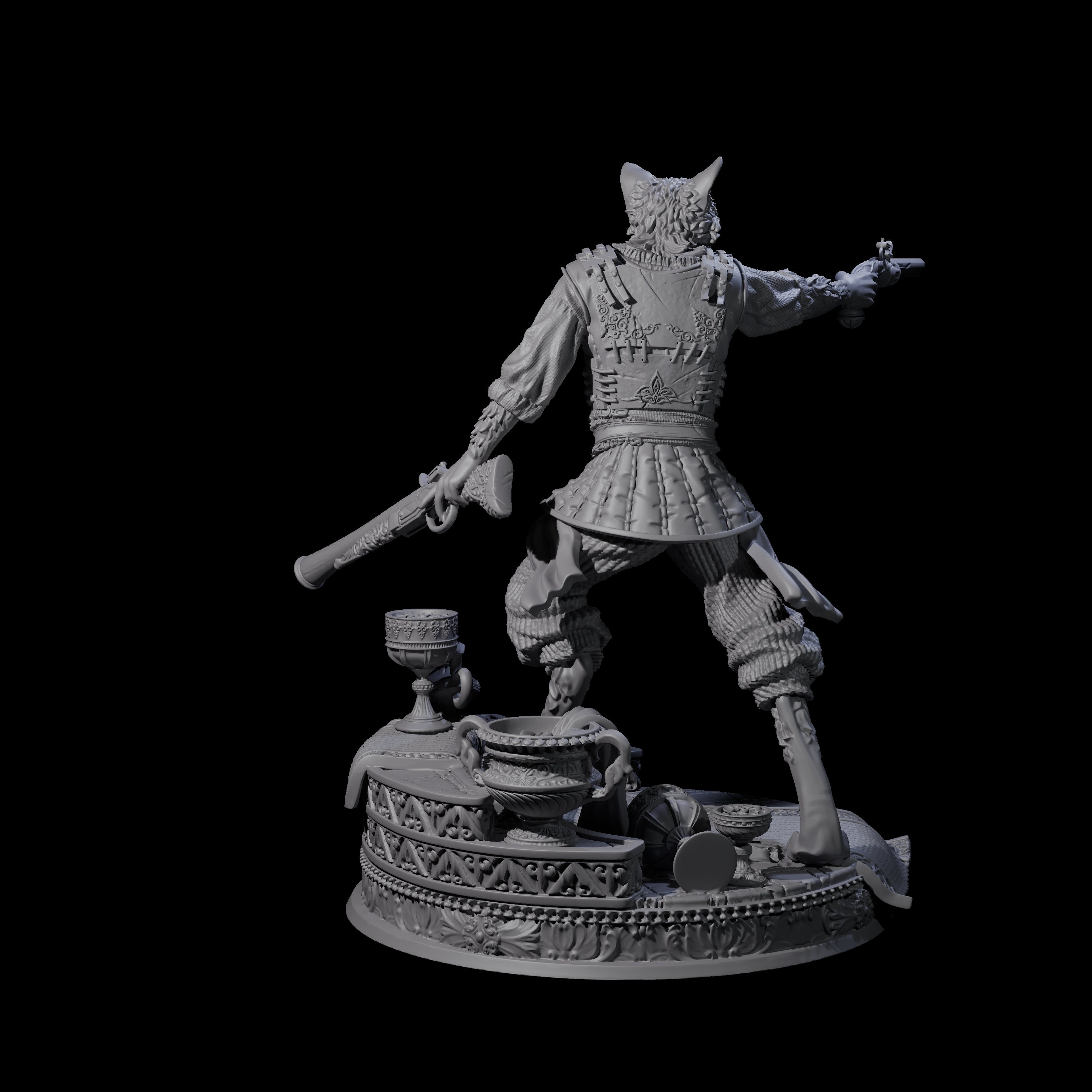 Shrewd Gunslinger Miniature for Dungeons and Dragons, Pathfinder or other TTRPGs