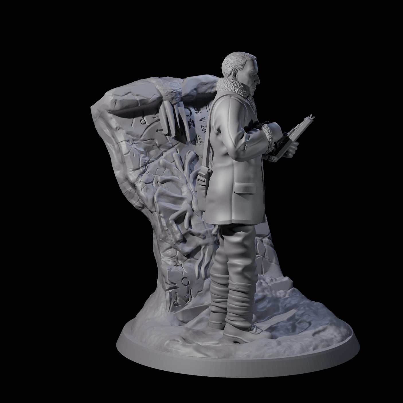 Shrewd Human Investigator Miniature for Dungeons and Dragons, Pathfinder or other TTRPGs