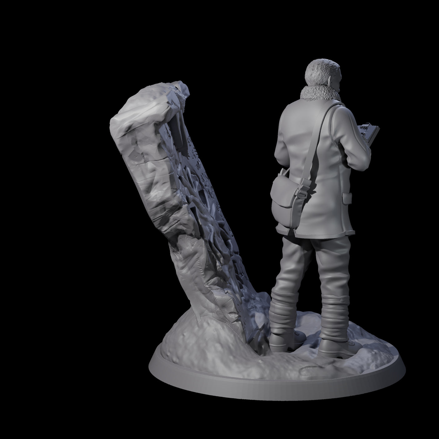 Shrewd Human Investigator Miniature for Dungeons and Dragons, Pathfinder or other TTRPGs