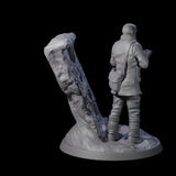Shrewd Human Investigator Miniature for Dungeons and Dragons, Pathfinder or other TTRPGs