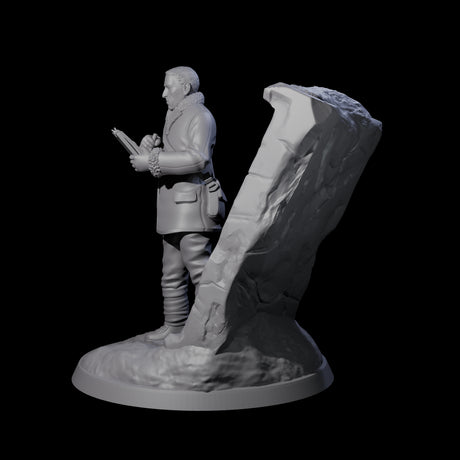 Shrewd Human Investigator Miniature for Dungeons and Dragons, Pathfinder or other TTRPGs