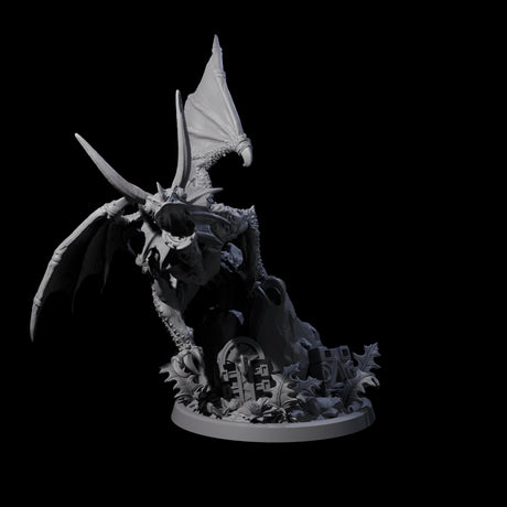 Shrieking Faerie Drake Miniature for Dungeons and Dragons, Pathfinder or other TTRPGs
