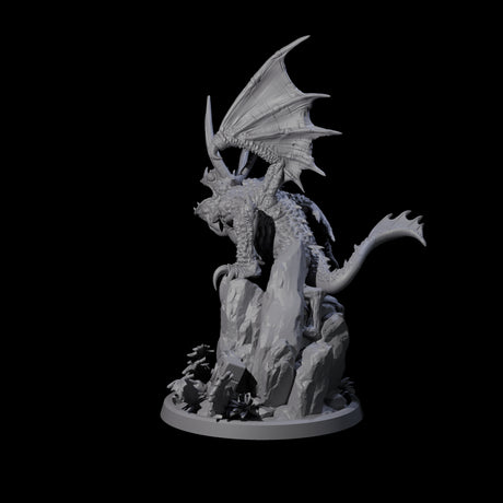 Shrieking Faerie Drake Miniature for Dungeons and Dragons, Pathfinder or other TTRPGs