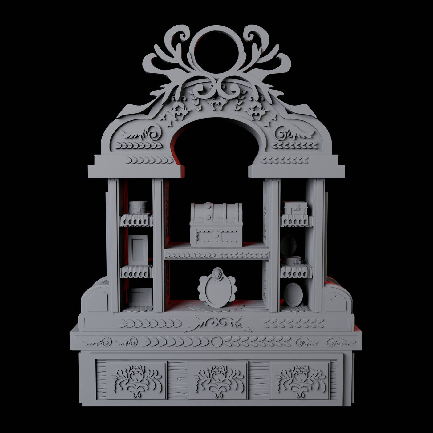 Sideboard Miniature for Dungeons and Dragons, Pathfinder or other TTRPGs